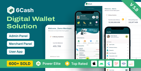 We install, brand and customize 6Cash in 48 hours.