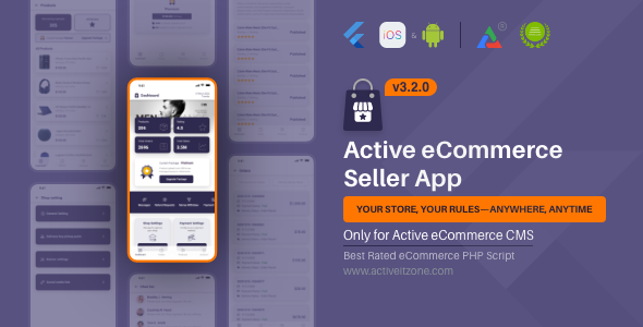 We install, brand and customize Active eCommerce Seller App in 48 hours.