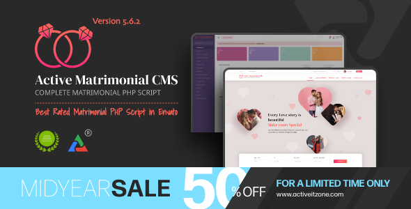 We install, brand and customize Active Matrimonial CMS in 48 hours.