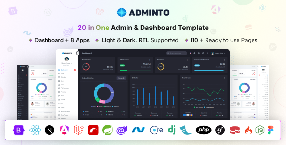 We install, brand and customize Adminto in 48 hours.
