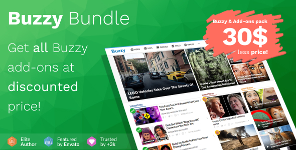 We install, brand and customize Buzzy Bundle in 48 hours.
