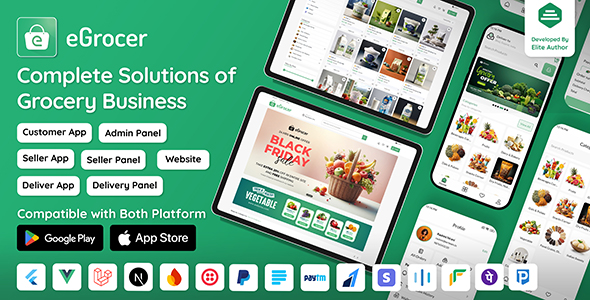 We install, brand and customize eGrocer in 48 hours.