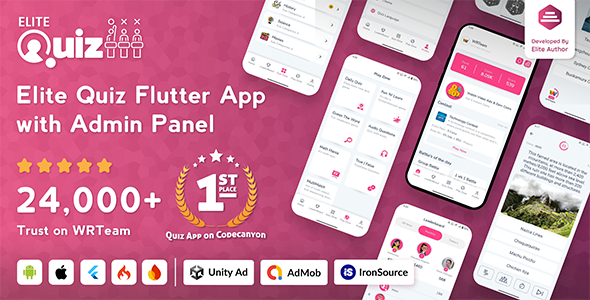 We install, brand and customize Elite Quiz in 48 hours.