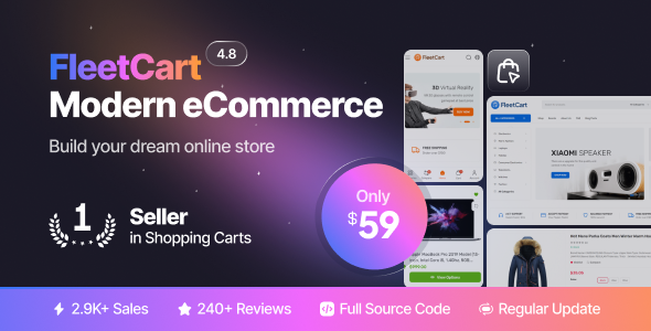 We install, brand and customize FleetCart in 48 hours.