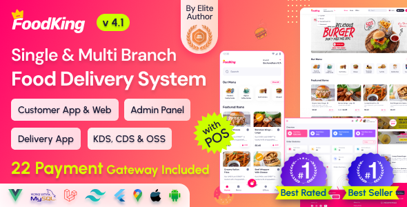 We install, brand and customize FoodKing in 48 hours.
