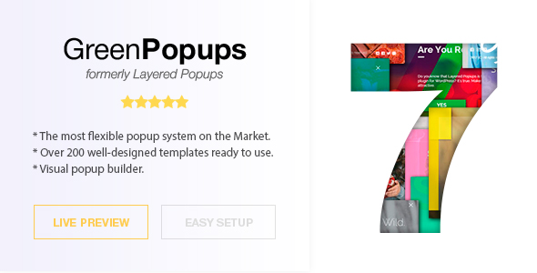 We install, brand and customize Green Popups (formerly Layered Popups) in 48 hours.