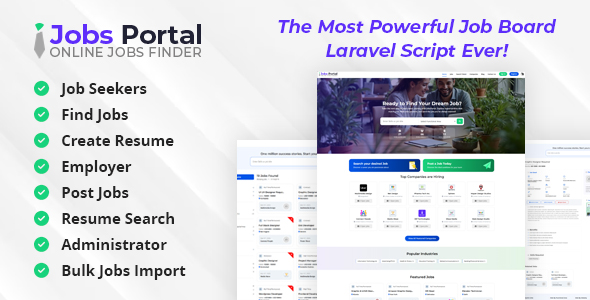 We install, brand and customize Jobs Portal in 48 hours.