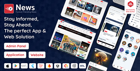 We install, brand and customize News App and Web in 48 hours.