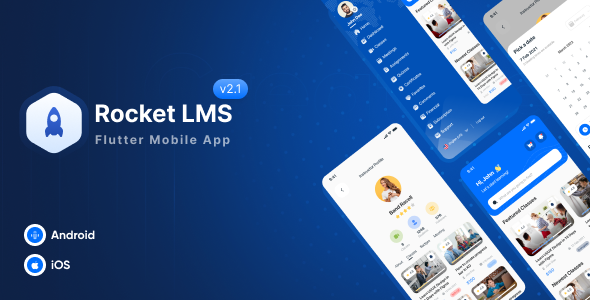 We install, brand and customize Rocket LMS Flutter Mobile App in 48 hours.