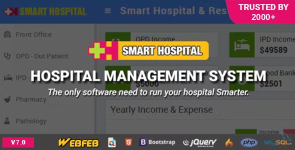We install, brand and customize Smart Hospital in 48 hours.