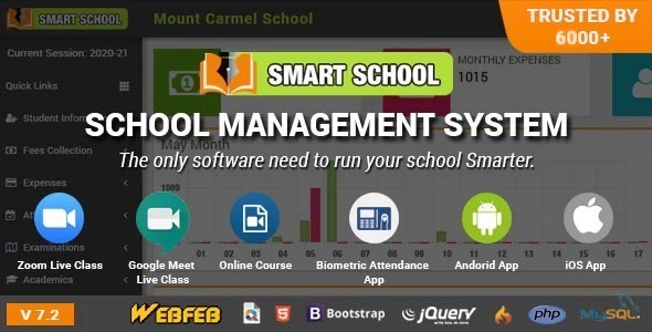 We install, brand and customize Smart School in 48 hours.