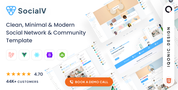 We install, brand and customize SocialV 5.0 in 48 hours.