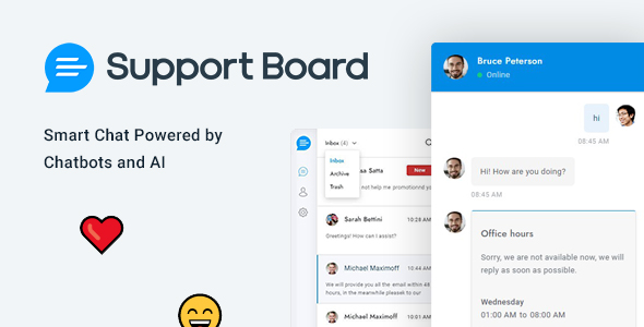 We install, brand and customize Support Board in 48 hours.