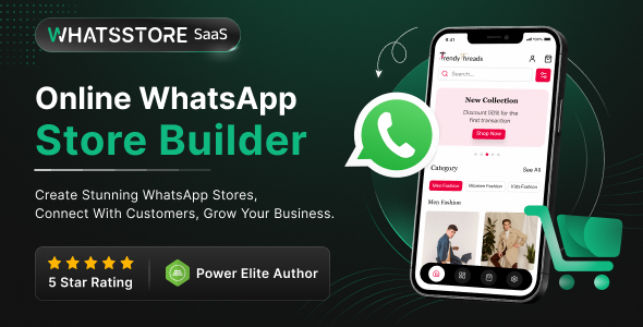 We install, brand and customize WhatsStore SaaS in 48 hours.