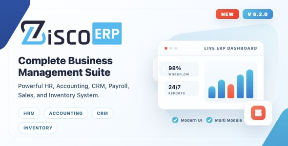 We install, brand and customize ZiscoERP in 48 hours.
